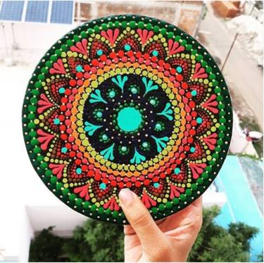 Circular Dot Mandala thumb