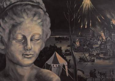 Original Figurative Religion Painting by Professor Gerhard Silber