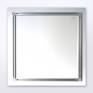 Aluminium rail rectancle hanging system included, compatible with gallery rails