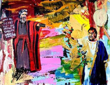 Original Expressionism Religion Paintings by Echoing Multiverse