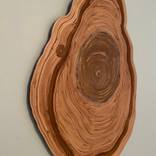 TREE LEATHER WALL ART VIRGINIA WALNUT #203 by SG scott gelander