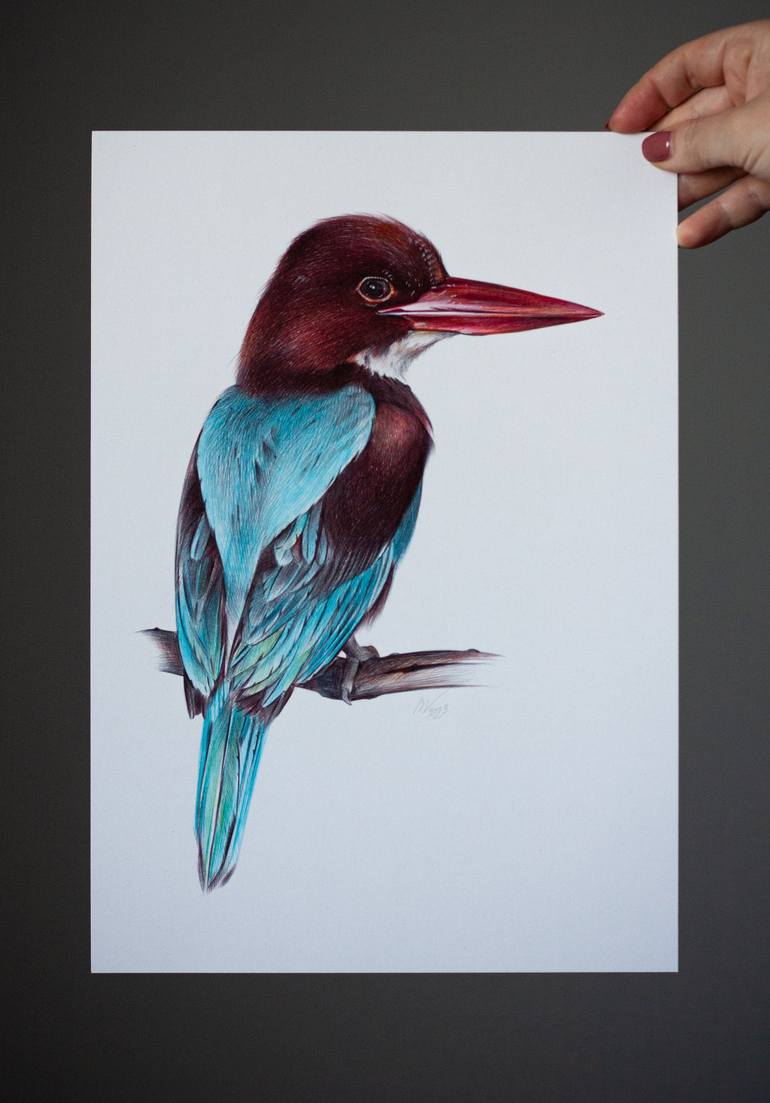 Original Photorealism Animal Drawing by Daria Maier