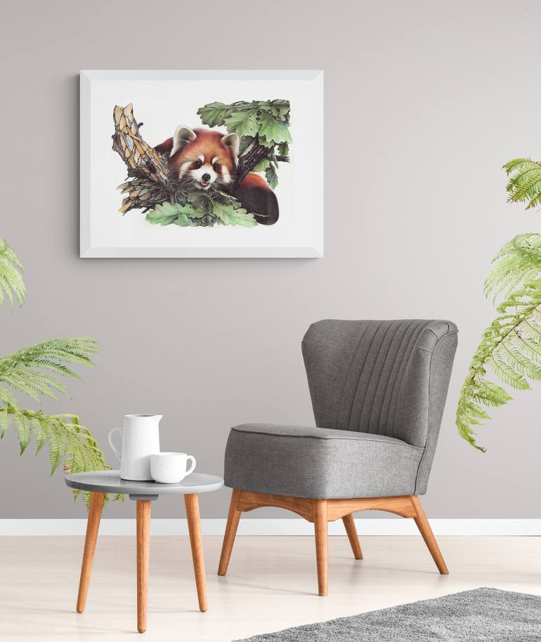 Original Photorealism Animal Drawing by Daria Maier