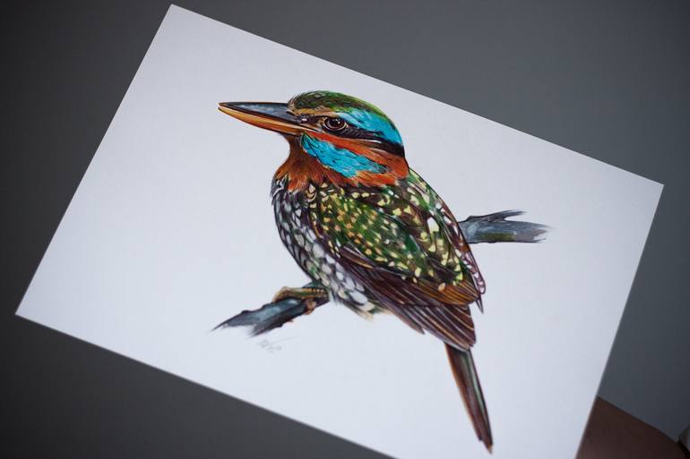 Original Photorealism Animal Drawing by Daria Maier