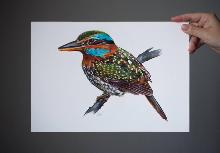 Original Photorealism Animal Drawing by Daria Maier