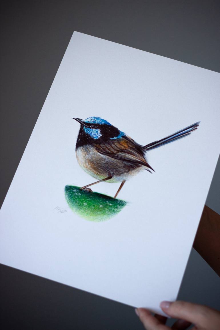 Original Photorealism Animal Drawing by Daria Maier