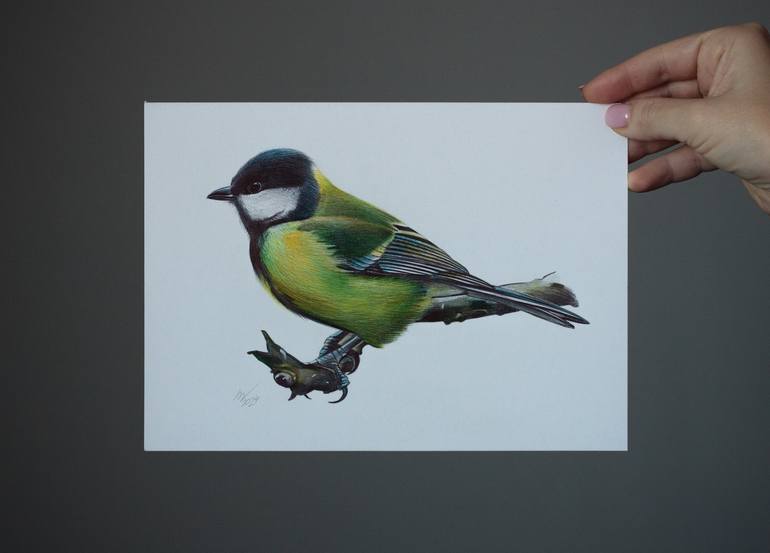 Original Photorealism Animal Drawing by Daria Maier