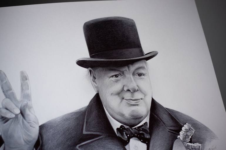 Original Photorealism People Drawing by Daria Maier