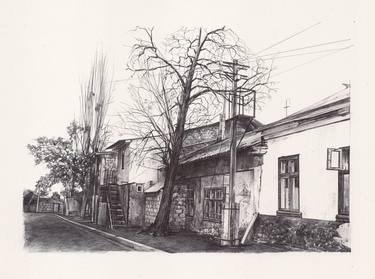 Original Photorealism Architecture Drawings by Daria Maier