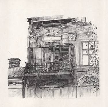 Original Documentary Architecture Drawings by Daria Maier