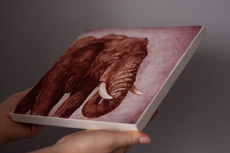 Original Photorealism Animal Drawing by Daria Maier