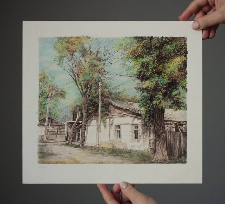 Original Architecture Drawing by Daria Maier