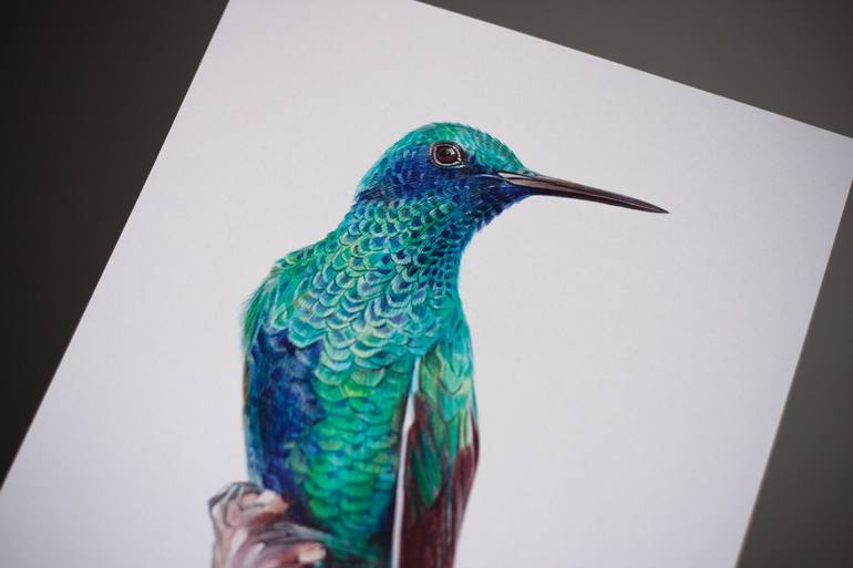 Original Photorealism Animal Drawing by Daria Maier