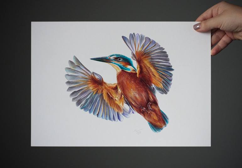 Original Photorealism Animal Drawing by Daria Maier