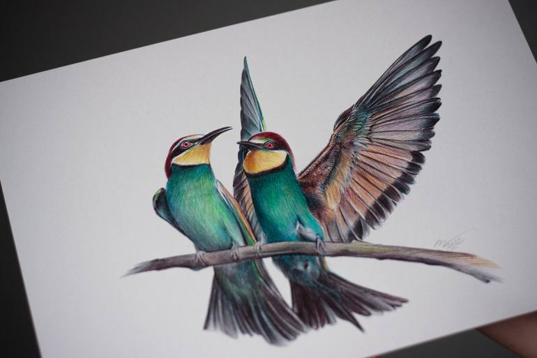 Original Photorealism Animal Drawing by Daria Maier