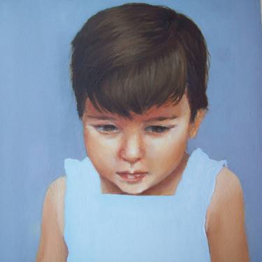 Print of Realism Children Paintings by rosa bettella