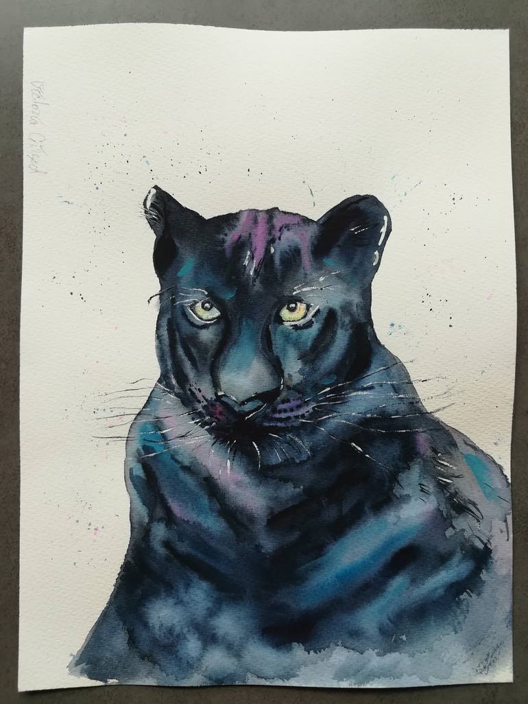 Original Animal Painting by Victoria Girerd