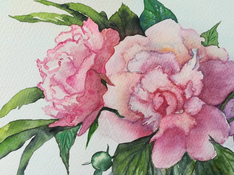 Original Floral Painting by Victoria Girerd