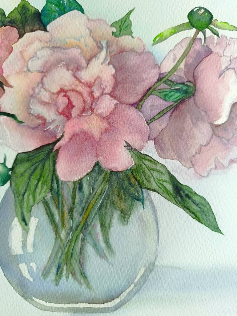 Original Floral Painting by Victoria Girerd