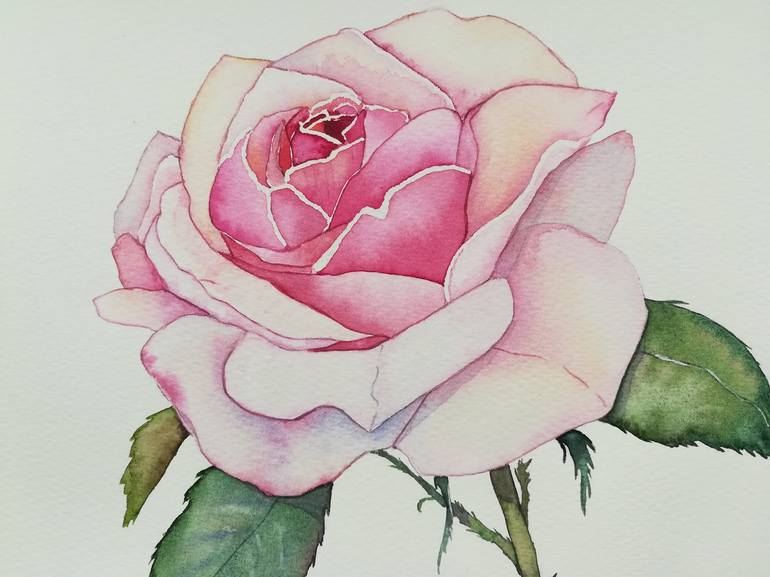 Original Floral Painting by Victoria Girerd