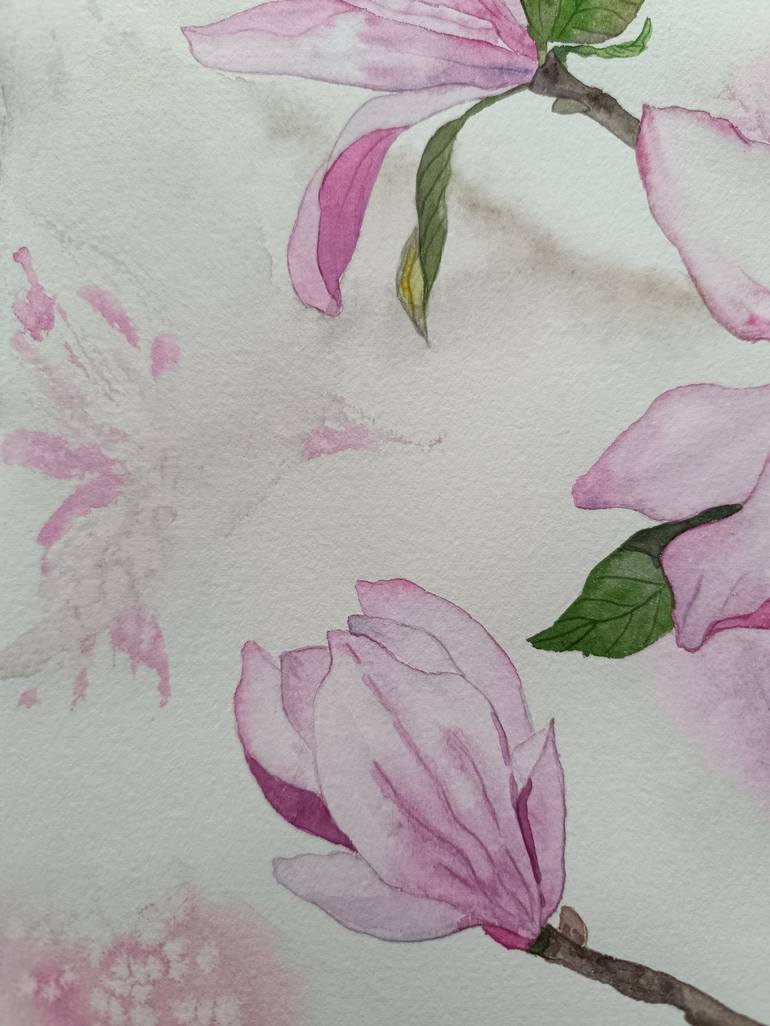 Original Floral Painting by Victoria Girerd