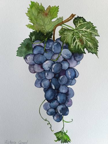Original Food & Drink Painting by Victoria Girerd