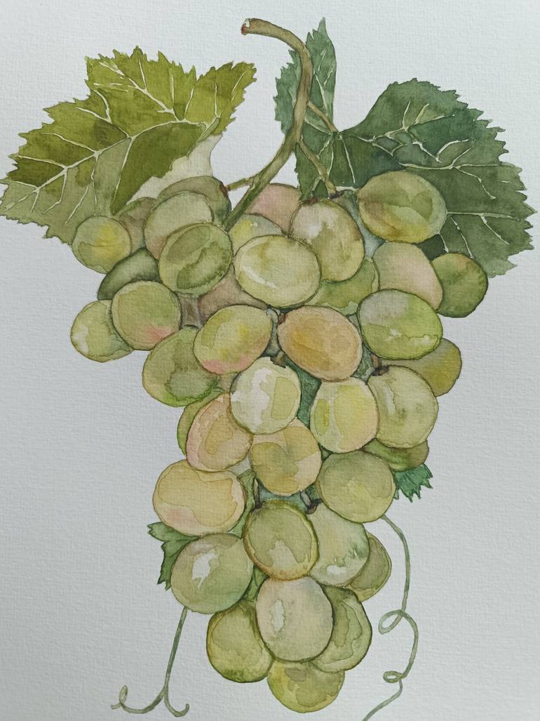 Original Classicism Food & Drink Painting by Victoria Girerd