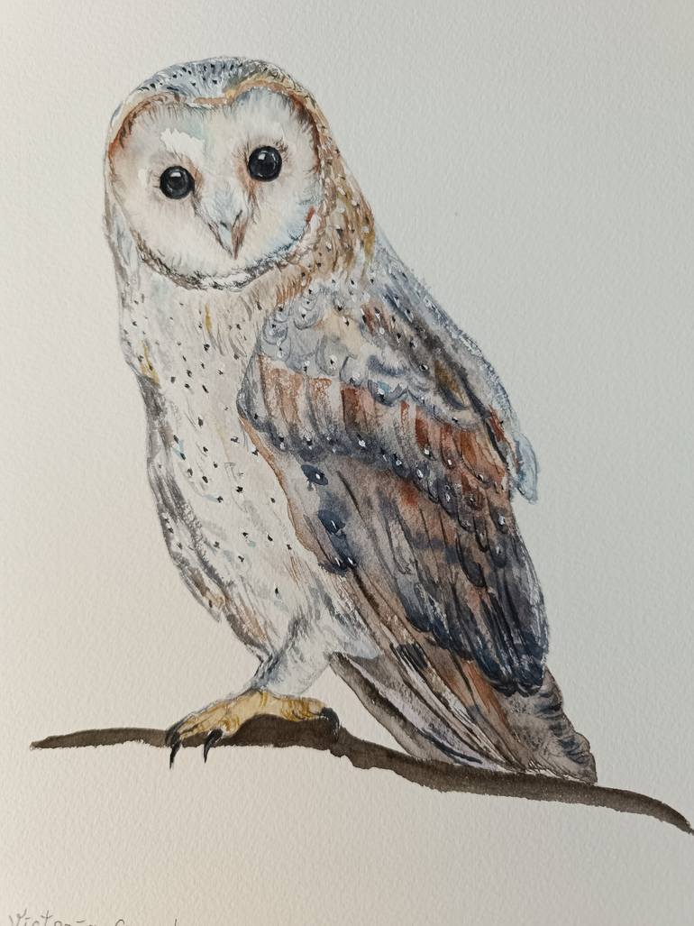 Original Minimalism Animal Painting by Victoria Girerd