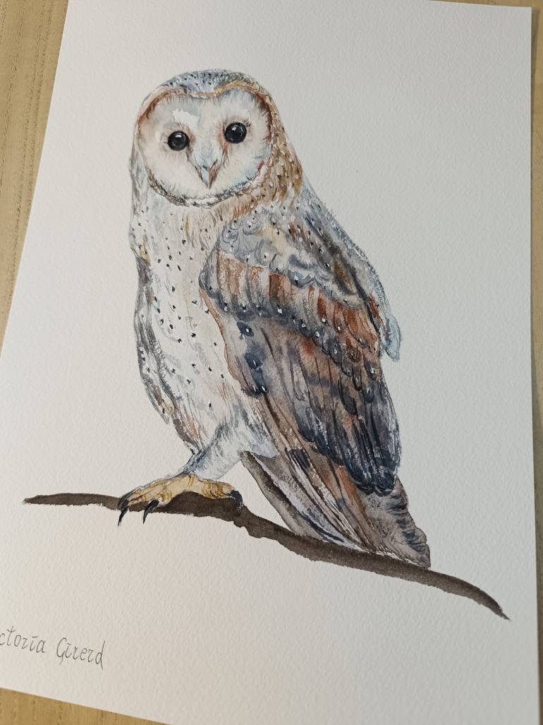 Original Minimalism Animal Painting by Victoria Girerd