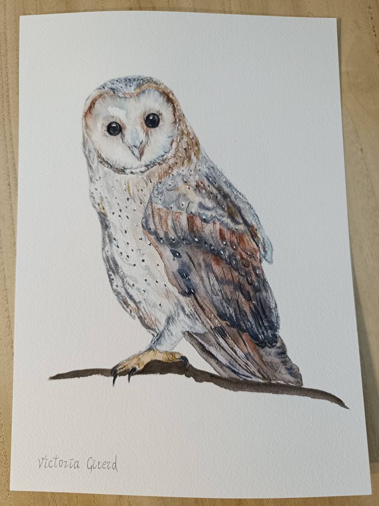 Original Minimalism Animal Painting by Victoria Girerd