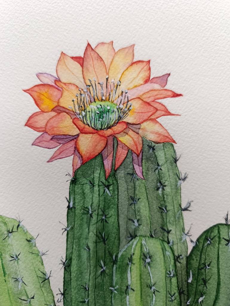 Original Figurative Floral Painting by Victoria Girerd