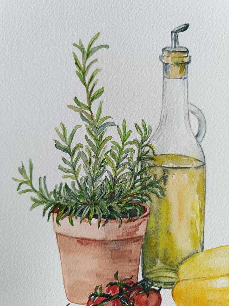Original Realism Food & Drink Painting by Victoria Girerd