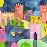 Dreamlike Night City by Victoria Girerd