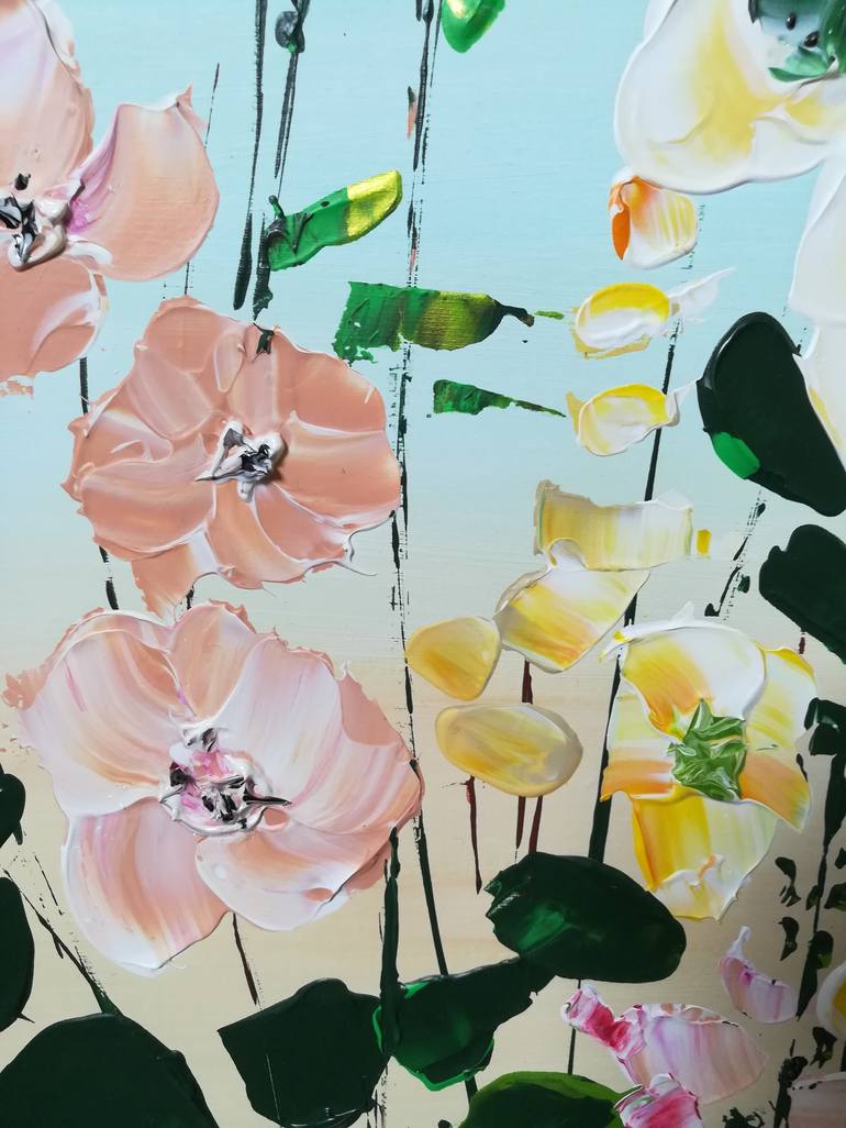 Original Floral Painting by Victoria Girerd