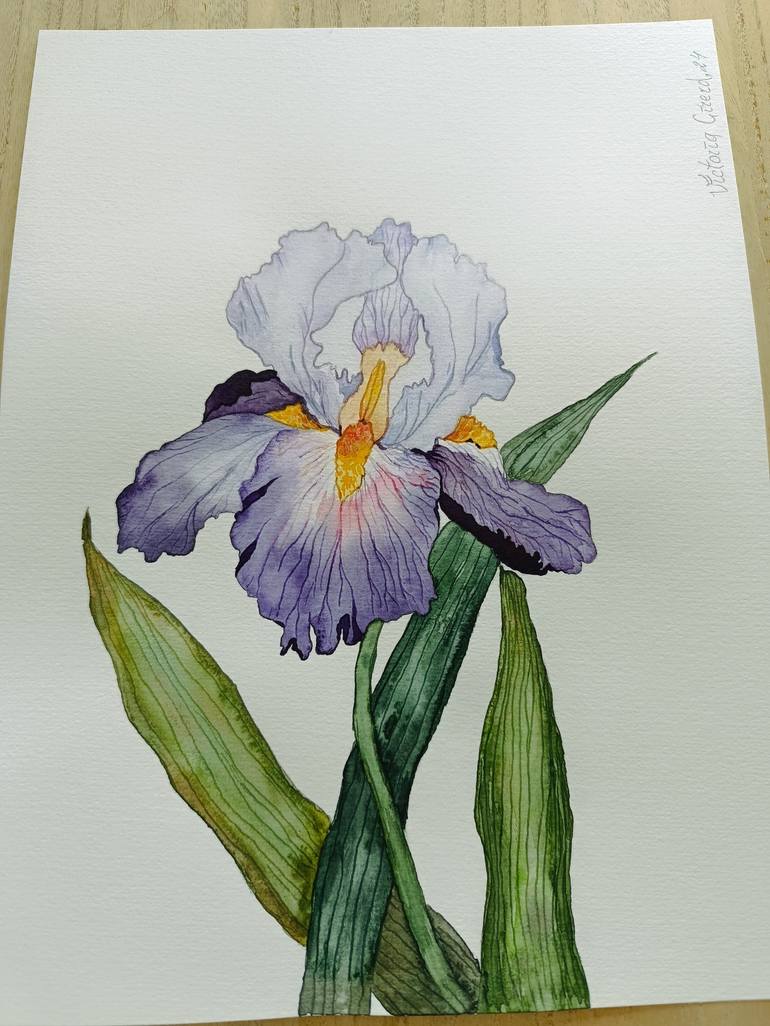 Original Realism Botanic Painting by Victoria Girerd