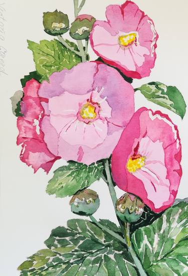 Original Botanic Paintings by Victoria Girerd