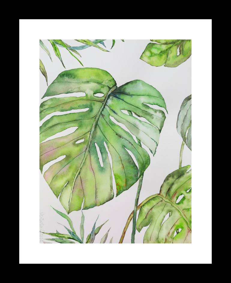 Original Fine Art Botanic Painting by Victoria Girerd