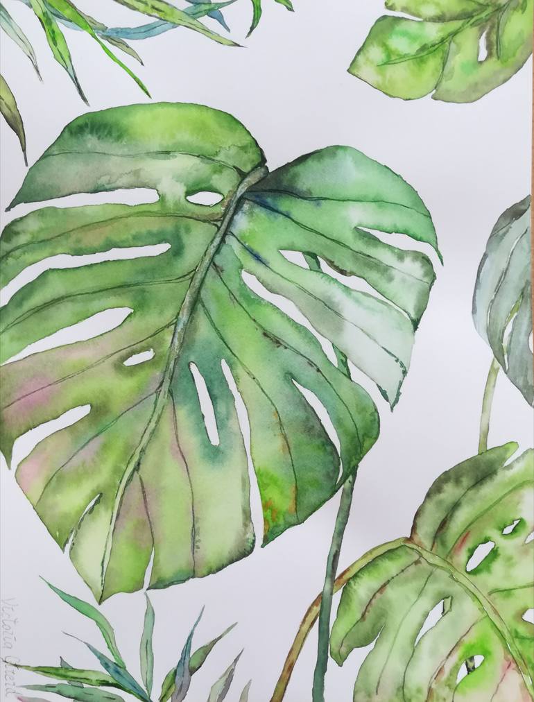 Original Illustration Botanic Painting by Victoria Girerd