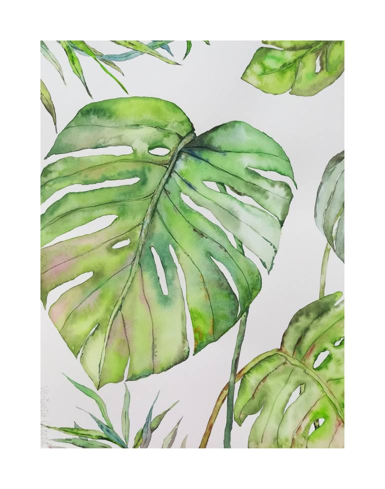 Original Illustration Botanic Painting by Victoria Girerd