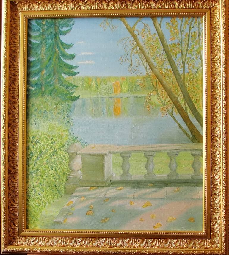 Original Realism Landscape Painting by Nadezhda Vorobeva