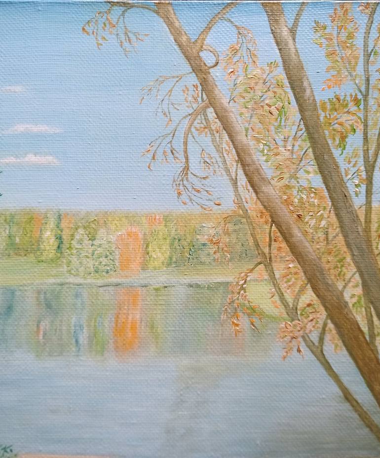 Original Realism Landscape Painting by Nadezhda Vorobeva