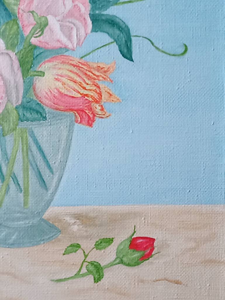 Original Realism Floral Painting by Nadezhda Vorobeva