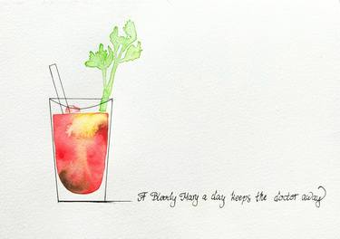 Print of Illustration Food & Drink Paintings by Vanya Tsaneva