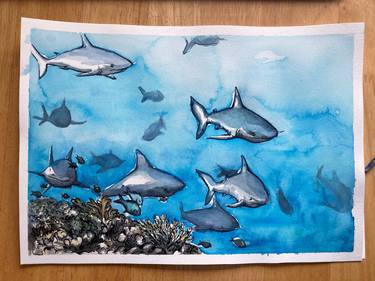 Print of Documentary Seascape Paintings by Vanya Tsaneva