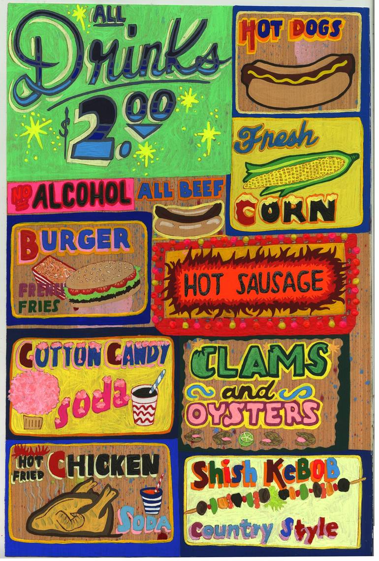 Coney Island Best Wieners Metal Sign