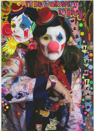 Coney Island Clowns - I'll be wallowing (Portrait of Sarah by Laure A Leber) thumb