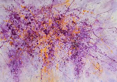 Original Abstract Expressionism Floral Paintings by Vanni Painter