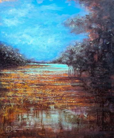 Original Abstract Expressionism Landscape Paintings by Vanni Painter