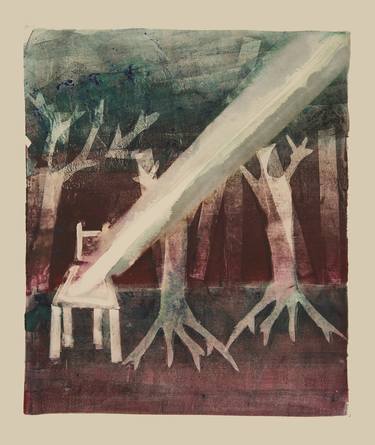 Print of Expressionism Landscape Printmaking by Sybil Archibald