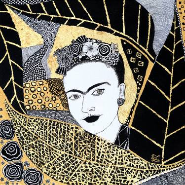 Frida Kahlo (Gold Leaf) thumb